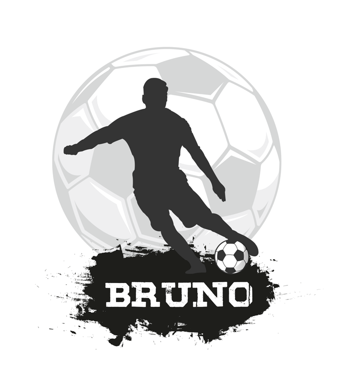 Személyre szabható futball poszter - TenStickers