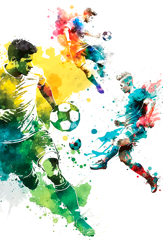 Futball poszter - sport az akcióban - TenStickers