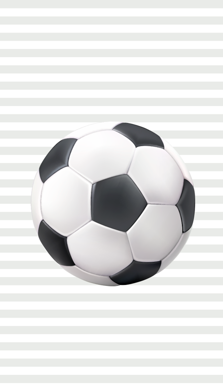 Fekete-fehér labda futball poszter - TenStickers