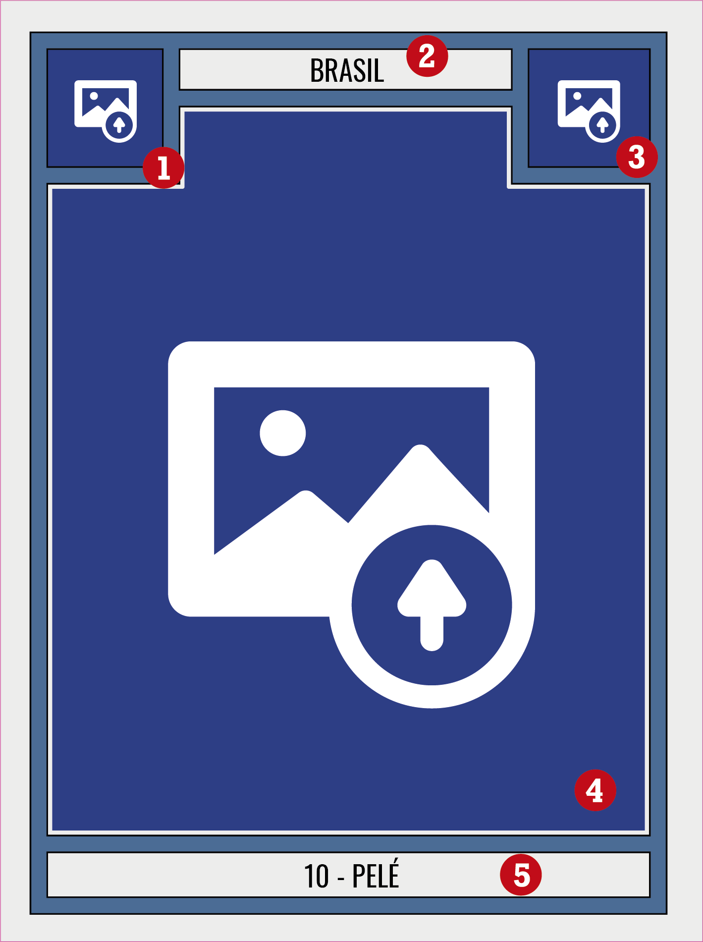 Személyre szabható focis matrica poszter - TenStickers