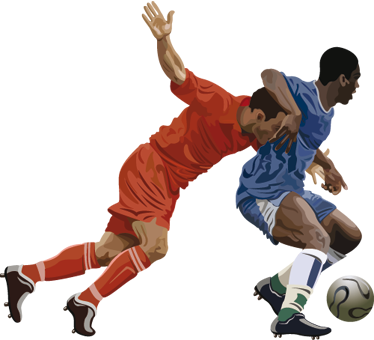 Futball poszter dekoratív vinil játékosoknak - TenStickers