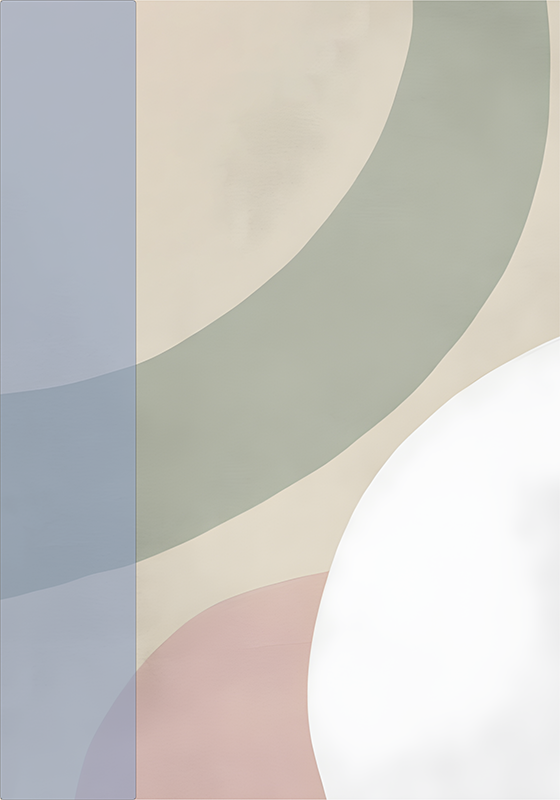 absztrakt poszter szín paletta - TenStickers