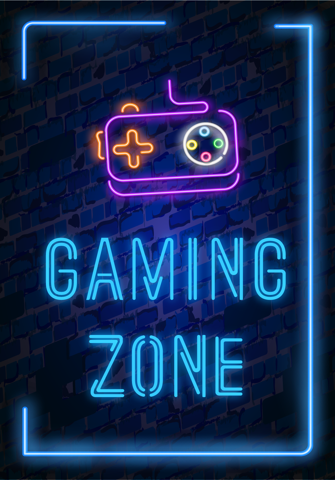 gaming zone videojáték poszter - TenStickers