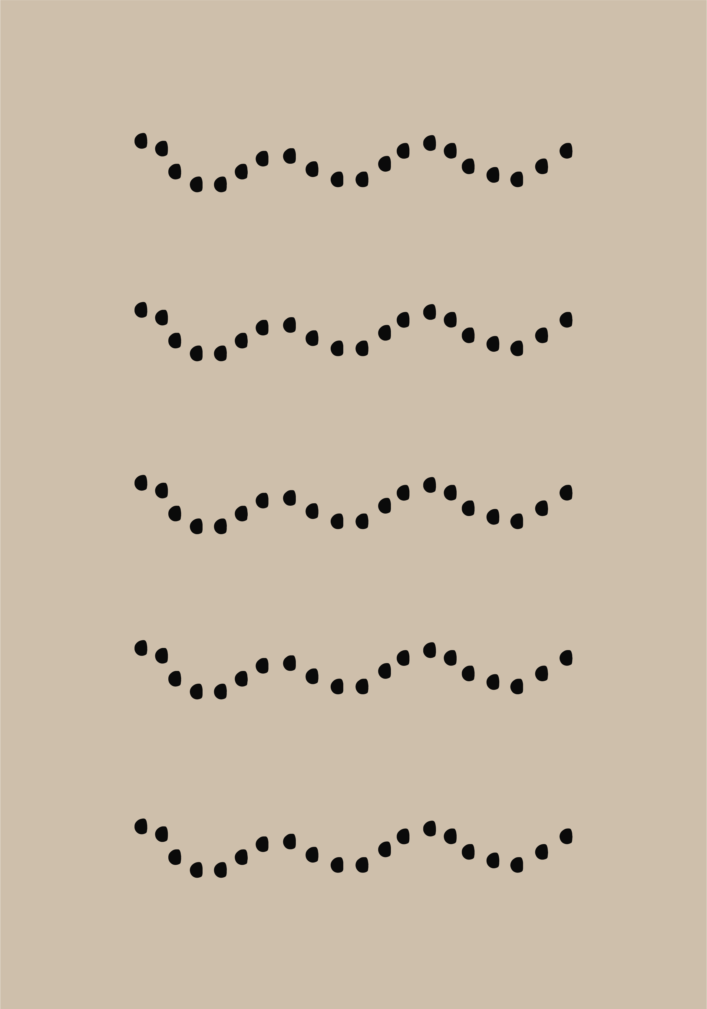 Kövek a földön skandináv plakát - TenStickers