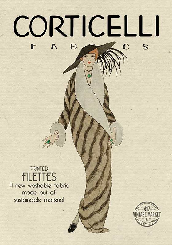 1920-as divat art deco plakát - TenStickers