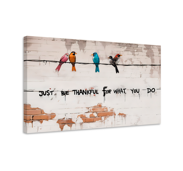 ülő madarak vászon Művészet - TenStickers