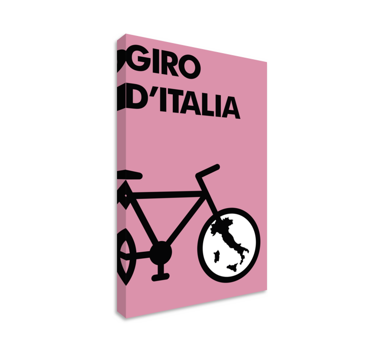 giro d'italia ikonra vászon sport - TenStickers