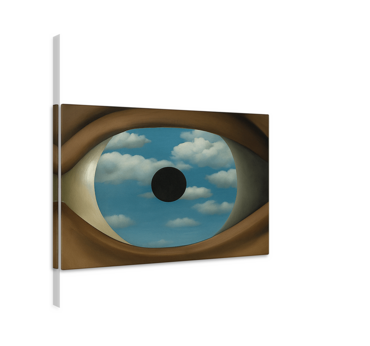 A hamis tükör vászon Művészet - TenStickers