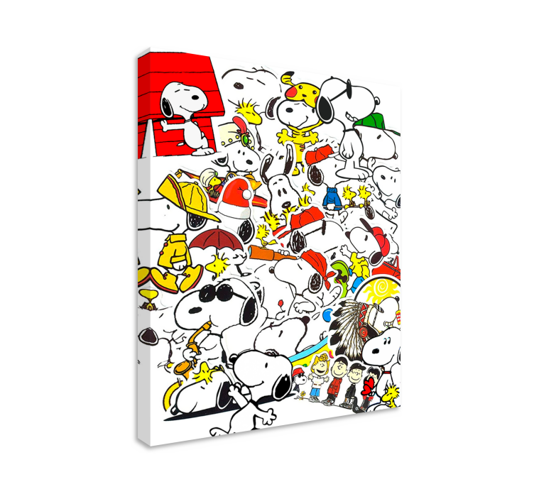 Snoopy karakter óvoda vászon - TenStickers