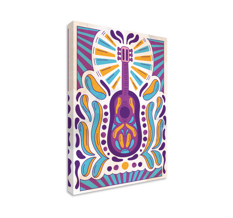 Zenei motívumok vászon művészet - TenStickers