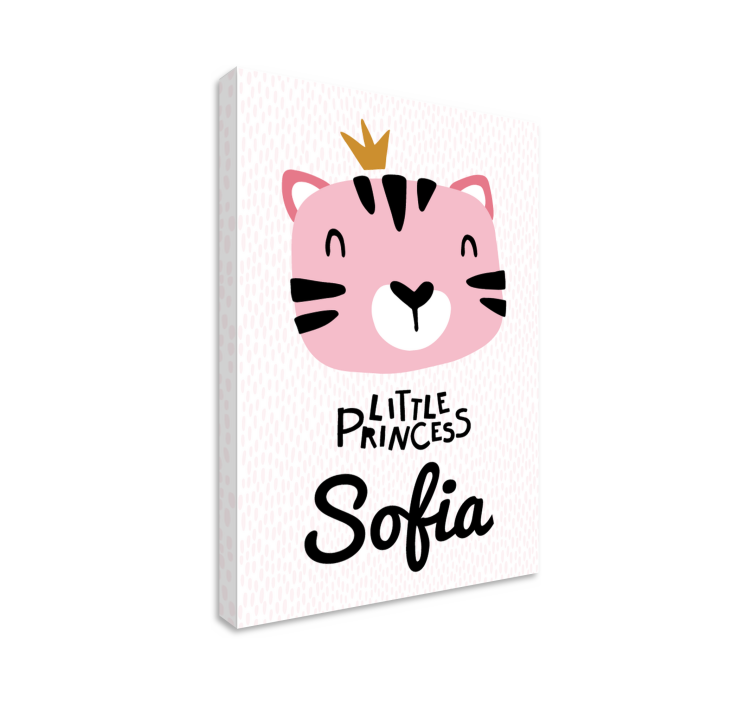 Kis hercegnő sofia vászon óvoda - TenStickers