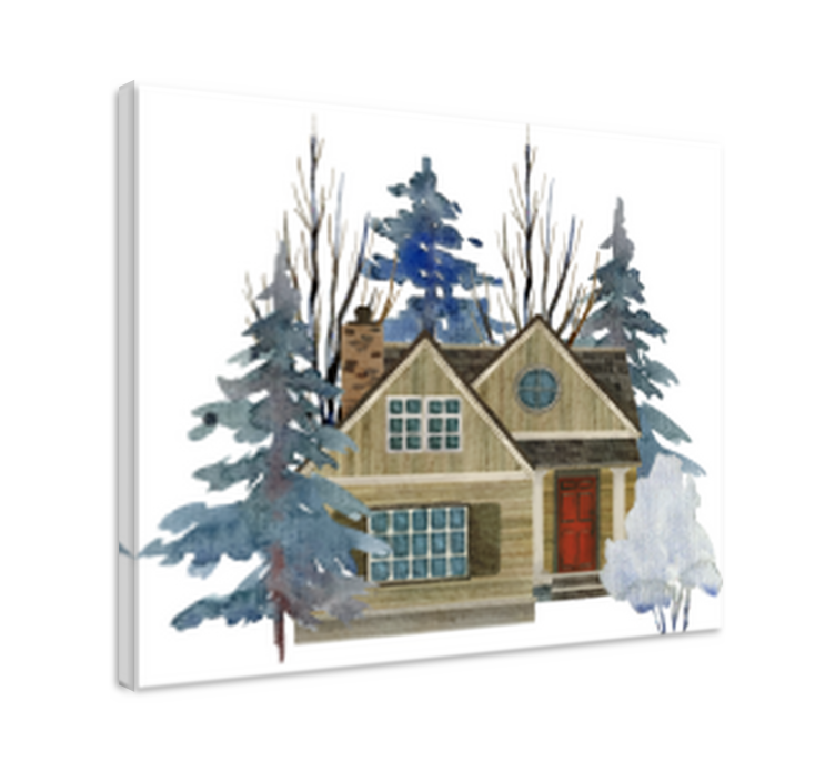 Rusztikus stílusú rusztikus vászon művészet - TenStickers