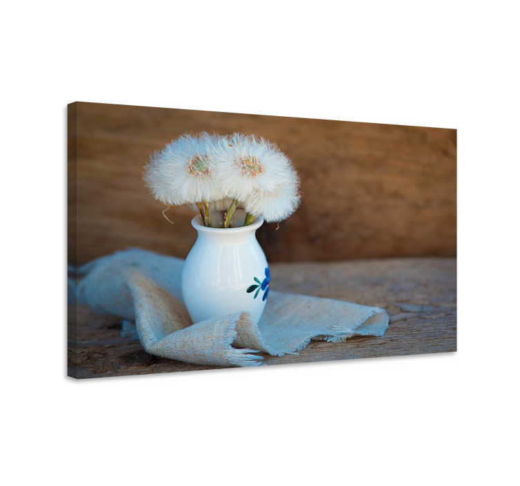 Pitypang puff csokor vászon virágok és növények - TenStickers