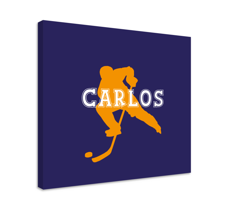 Jégkorongozó vászon sport - TenStickers