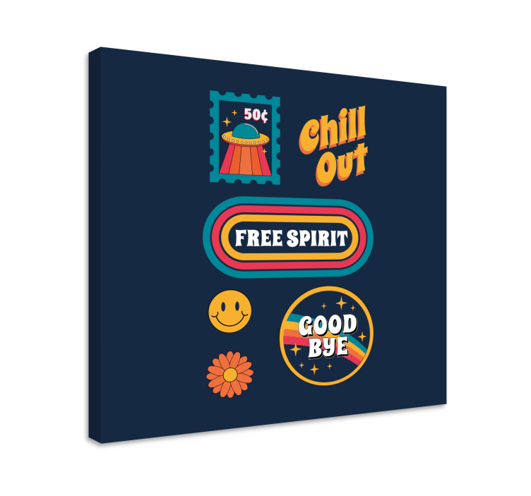 Chill free spirit - nyugodt szellem táblázatok - TenStickers