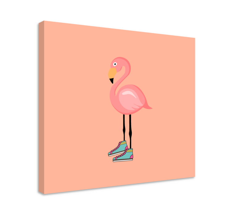 Stílusos flamingo gördeszkás táblázatok kutyákhoz - TenStickers