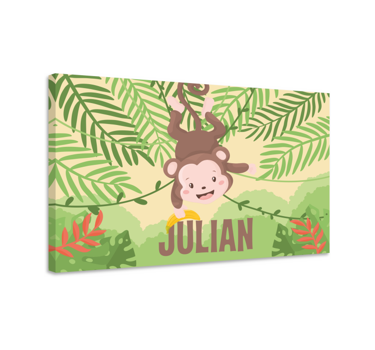 Majomfüggesztés szórakozás vászon dinoszaurusz - TenStickers