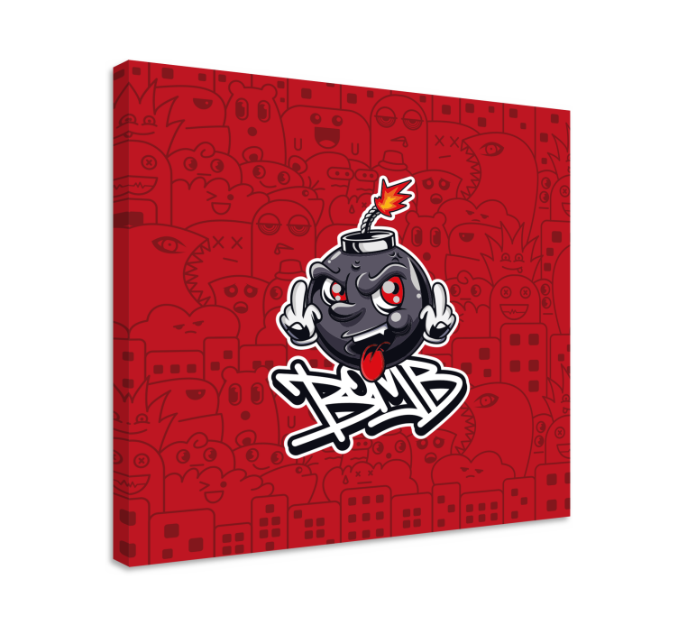 Rajzfilm bomb emoji - táblázatok egyéb szöveg - TenStickers