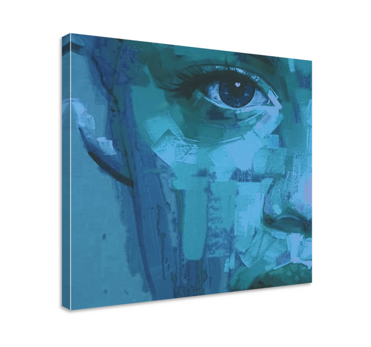 Szem részlet kék táblázatok emberek és karakterek - TenStickers