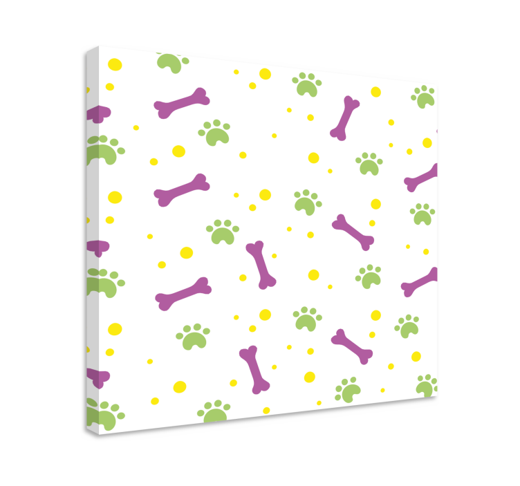 Élénk mancslenyomatok táblázatok kutyák - TenStickers