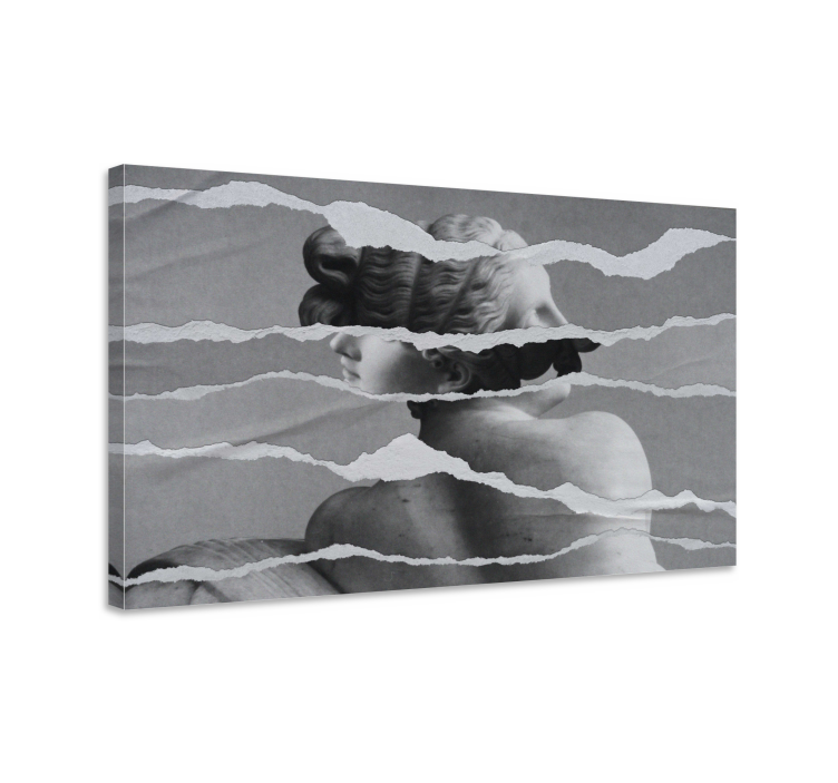 Görög szobor kép kollázs hálószoba falnyomatok - TenStickers