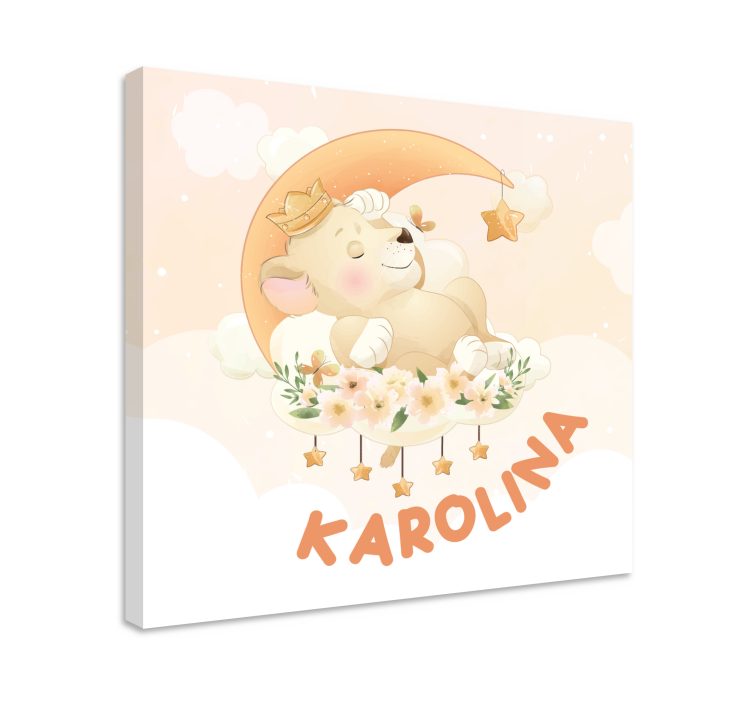 álmos medve álmodik vászon óvoda - TenStickers