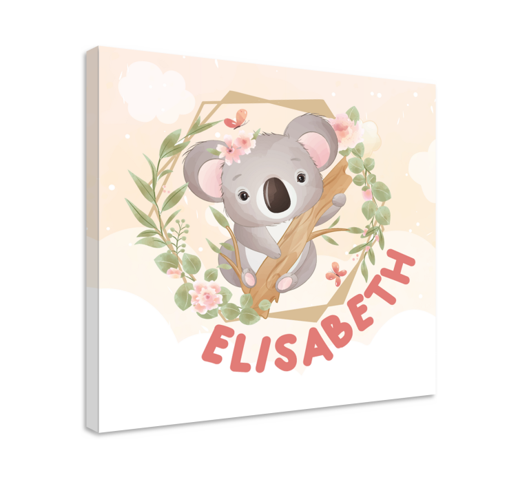 Személyre szabott koala vászon állatok - TenStickers