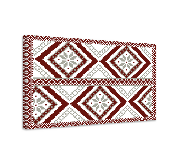 Vászon mordern geometrikus gyémánt koncepció - TenStickers