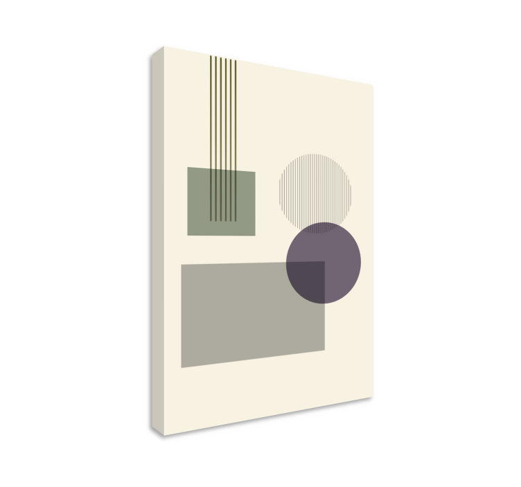 Vászon geometriai - geometrikus formák konfigurációja - TenStickers