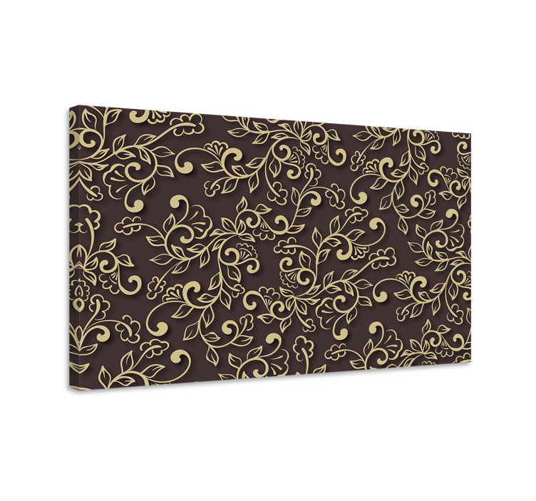 Elegáns növényi kompozíció vászon virágok és növények - TenStickers