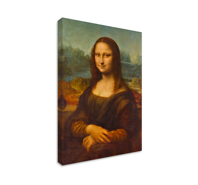 vászon Művészet a Mona Lisa Da Vinci-től - TenStickers