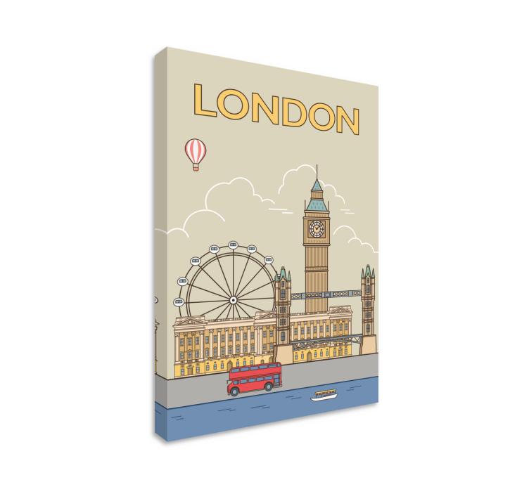 vászon városok és országok london - London - TenStickers