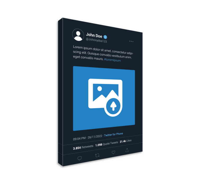 táblázatok személyre szabható x twitter képernyő - TenStickers