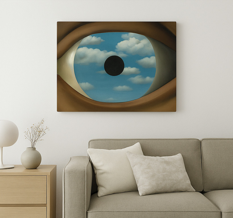 A hamis tükör vászon Művészet - TenStickers