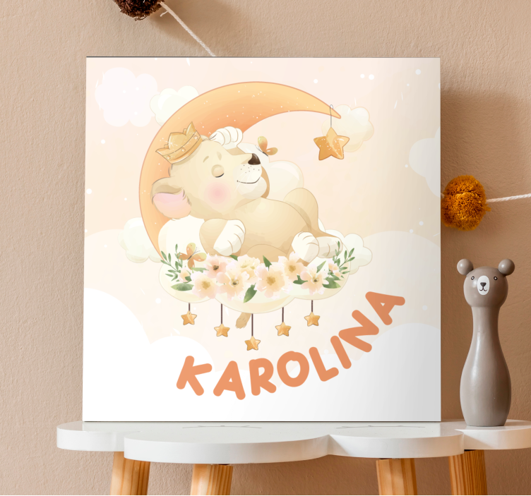 álmos medve álmodik vászon óvoda - TenStickers