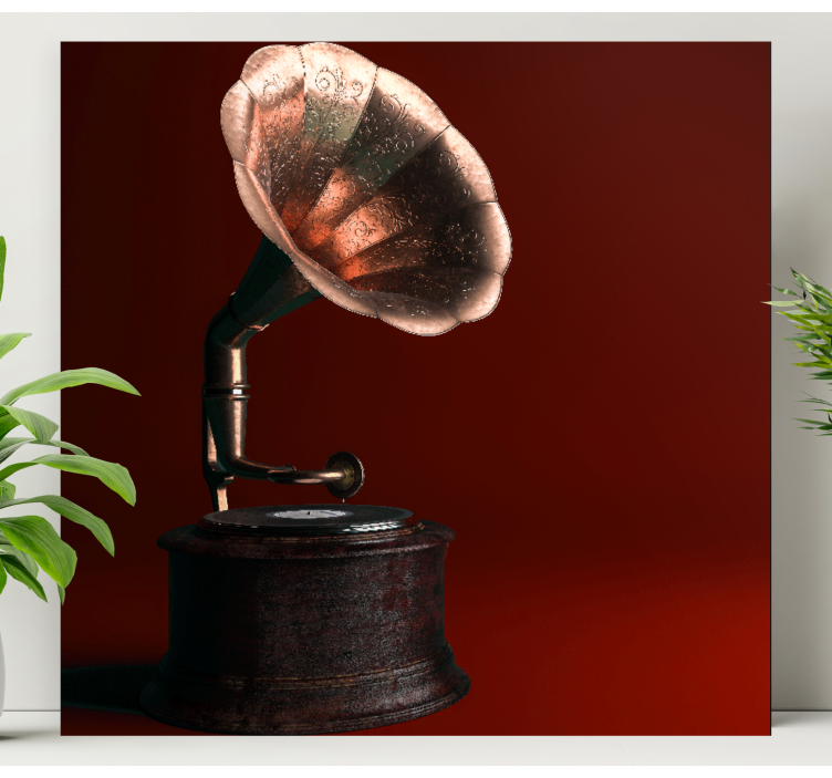 Classic gramofon táblázatok szüret - TenStickers