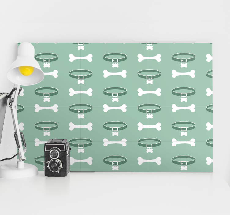 Csont és nyakörv minta táblázatok kutyákhoz - TenStickers