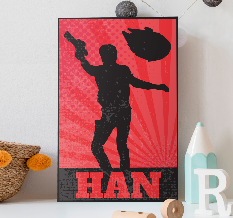 Design film karakter vászon nyomatok - TenStickers