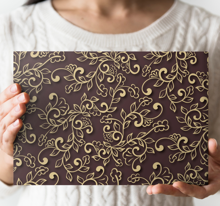 Elegáns növényi kompozíció vászon virágok és növények - TenStickers