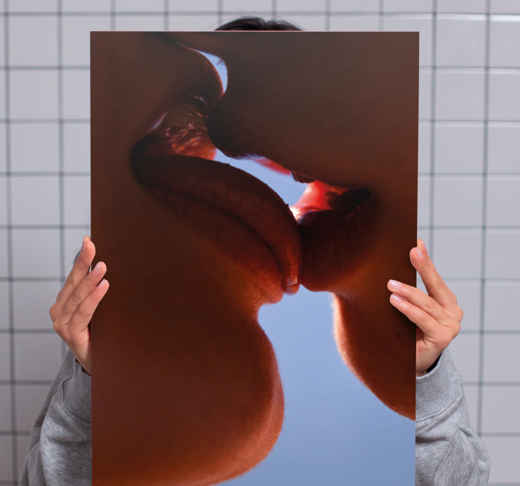 Ellentétes csók 3d vászonnyomatok - TenStickers