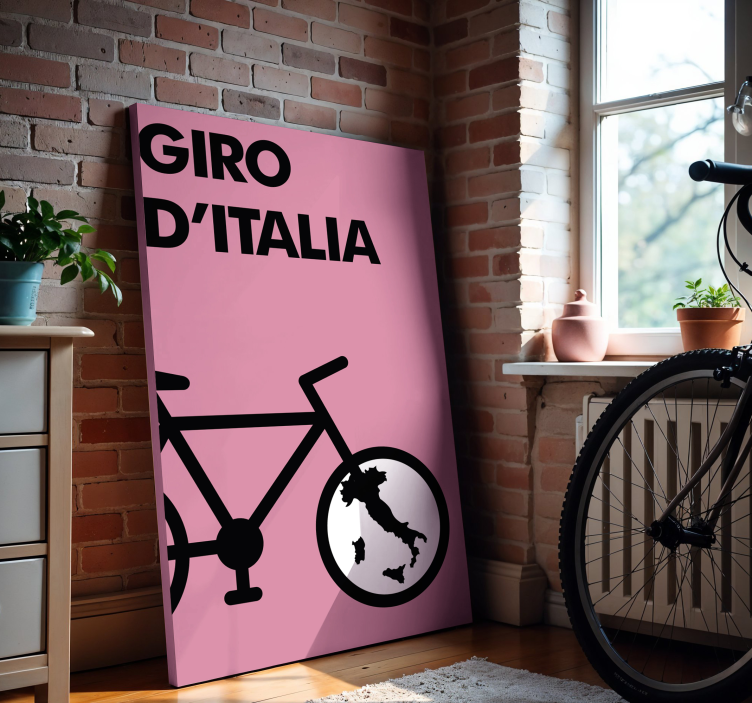 giro d'italia ikonra vászon sport - TenStickers