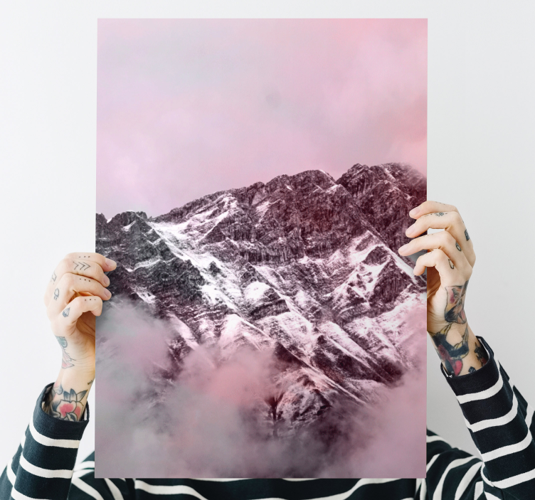 Hófödte hegyek táblázatok tájak - TenStickers