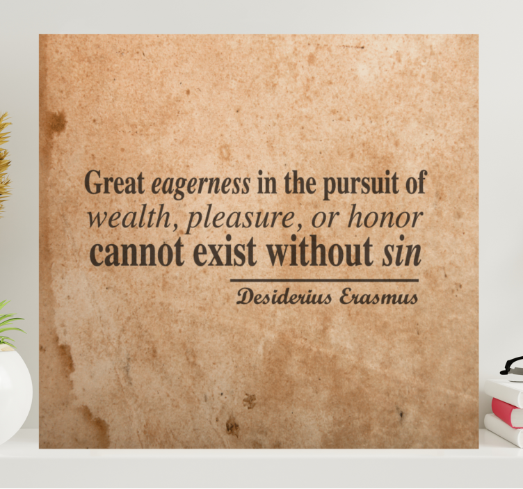 Lelkesedés és gazdagság vászon idézetek - TenStickers