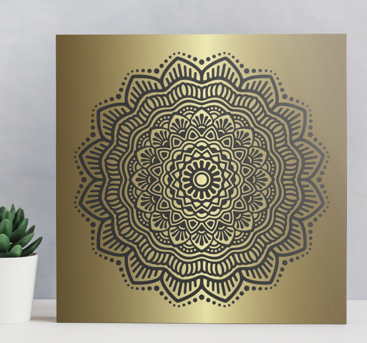 Mandala előszoba vászon művészet - TenStickers