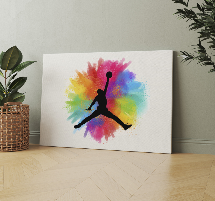 Michael jordan klassz kosárlabda tini vászon - TenStickers