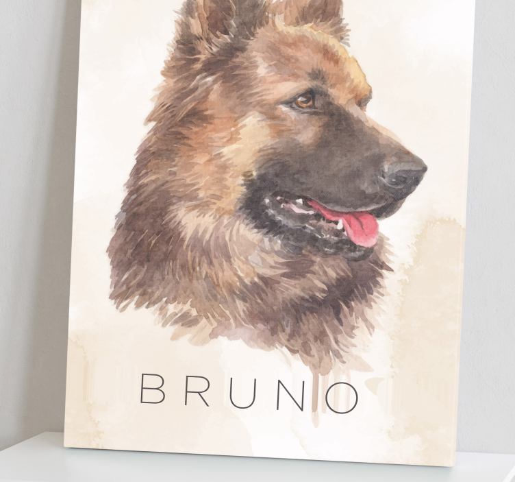 Német juhászkutya vászonképek - TenStickers