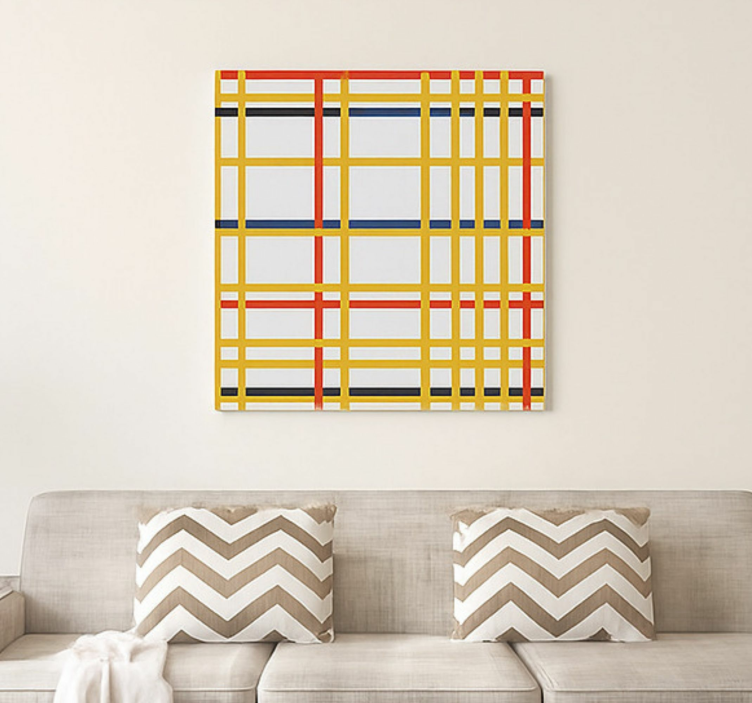 New york city i vászon sport - TenStickers