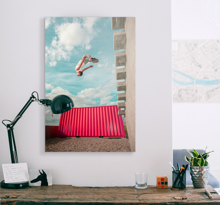 Parkour poszter nyomtatási tervezés - TenStickers