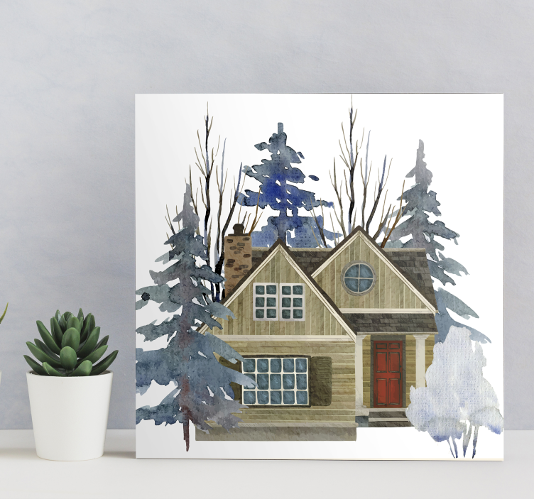 Rusztikus stílusú rusztikus vászon művészet - TenStickers