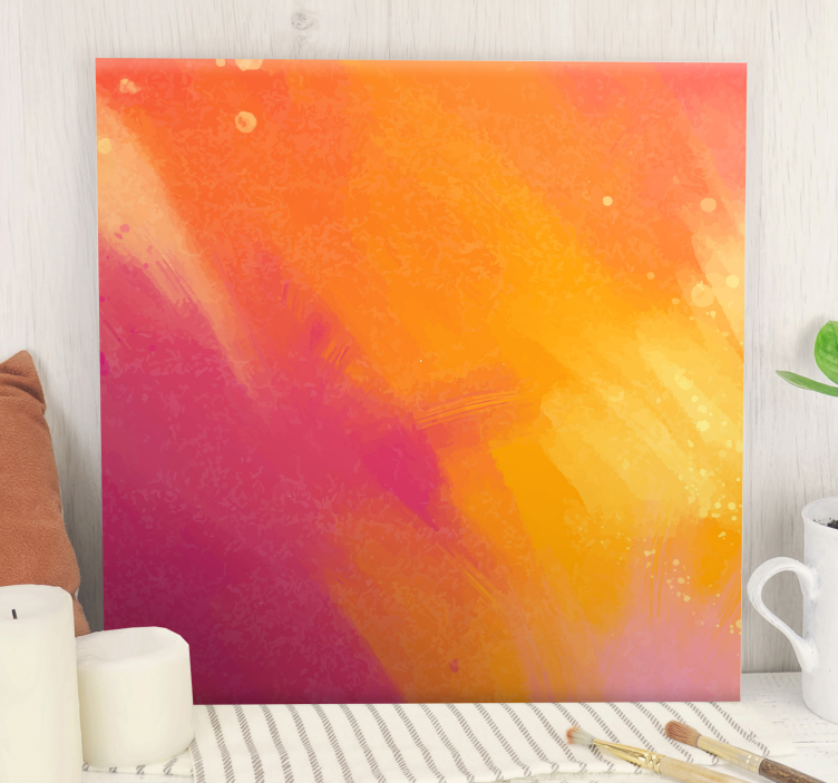 Splash colors festmény vászon art print - TenStickers